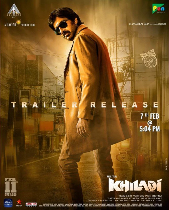 Ravi Teja latest trailer Khiladi